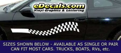 CFG217 Checkered Flag Decal