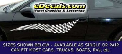 CFG218 Checkered Flag Decal