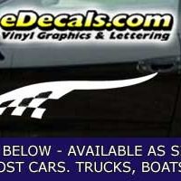  CFG219 Checkered Flag Decal