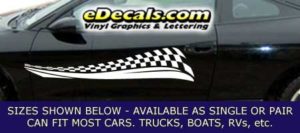 CFG220 Checkered Flag Decal