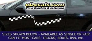 CFG221 Checkered Flag Decal