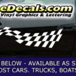 CFG222 Checkered Flag Decal