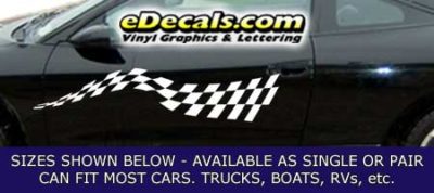 CFG222 Checkered Flag Decal