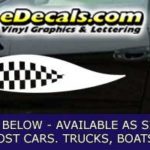 CFG223 Checkered Flag Decal