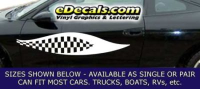 CFG223 Checkered Flag Decal