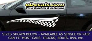 CFG224 Checkered Flag Decal