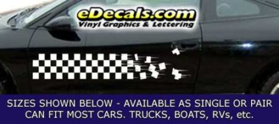 CFG225 Checkered Flag Decal