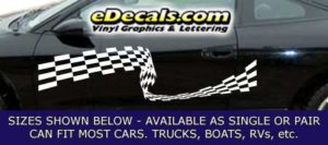 CFG226 Checkered Flag Decal