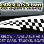 CFG227 Checkered Flag Decal