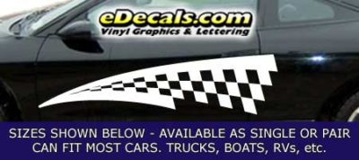 CFG227 Checkered Flag Decal