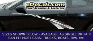CFG228 Checkered Flag Decal