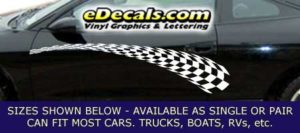 CFG229 Checkered Flag Decal
