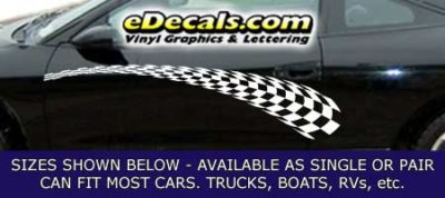 CFG229 Checkered Flag Decal