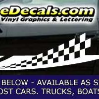  CFG230 Checkered Flag Decal