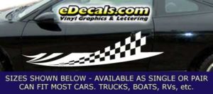 CFG230 Checkered Flag Decal