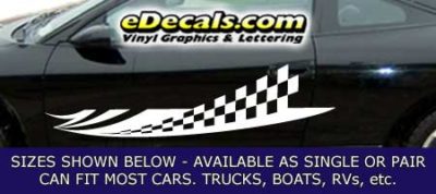 CFG230 Checkered Flag Decal