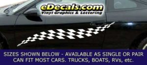 CFG231 Checkered Flag Decal