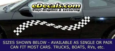 CFG232 Checkered Flag Decal