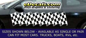 CFG233 Checkered Flag Decal