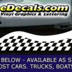 CFG234 Checkered Flag Decal