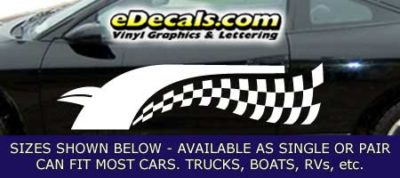 CFG236 Checkered Flag Decal