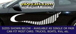 CFG237 Checkered Flag Decal