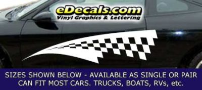 CFG238 Checkered Flag Decal