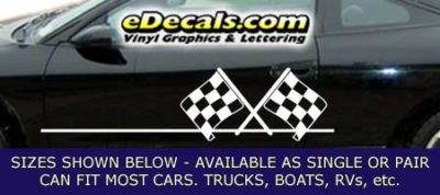 CFG239 Checkered Flag Decal