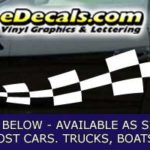 CFG240 Checkered Flag Decal