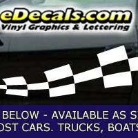  CFG240 Checkered Flag Decal