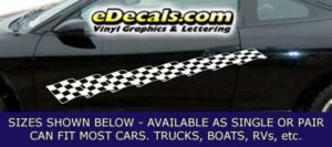 CFG241 Checkered Flag Decal