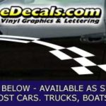 CFG242 Checkered Flag Decal