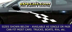 CFG242 Checkered Flag Decal