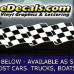 CFG243 Checkered Flag Decal