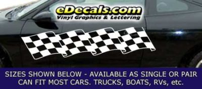 CFG243 Checkered Flag Decal