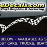 CFG244 Checkered Flag Decal