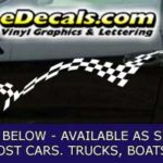 CFG245 Checkered Flag Decal