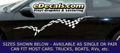 CFG245 Checkered Flag Decal