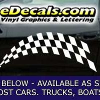 CFG247 Checkered Flag Decal