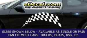 CFG247 Checkered Flag Decal