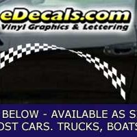  CFG248 Checkered Flag Decal