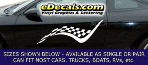 CFG249 Checkered Flag Decal