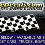 CFG250 Checkered Flag Decal