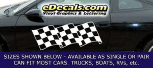 CFG250 Checkered Flag Decal