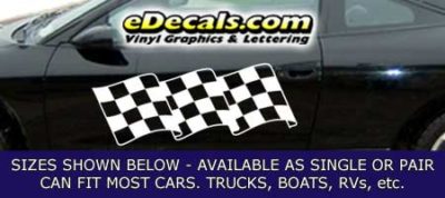 CFG250 Checkered Flag Decal