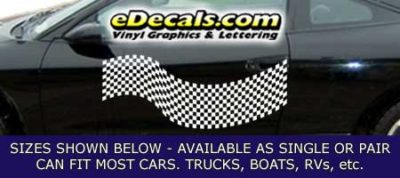 CFG251 Checkered Flag Decal