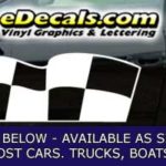 CFG252 Checkered Flag Decal
