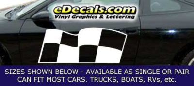 CFG252 Checkered Flag Decal