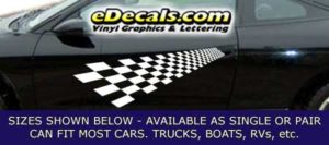 CFG254 Checkered Flag Decal