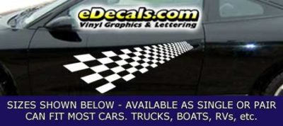 CFG254 Checkered Flag Decal